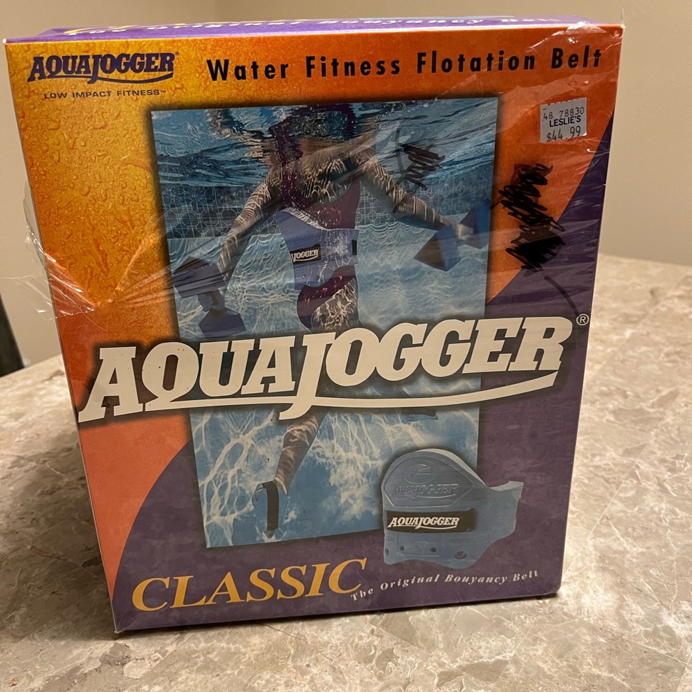 AquaJogger Classic Belt Water Workout Pool Exercise Original Bouyancy Open Box
